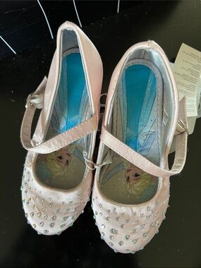 Disney Pink Jeweled Elsa Mary Jane Dress Shoes